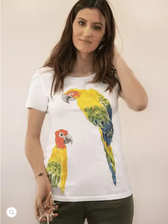 Nach – T-Shirt – Parrot Women's Fashion Cassare