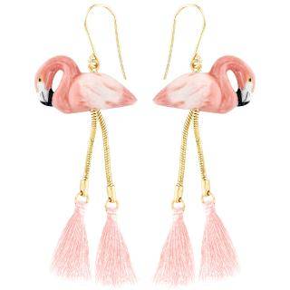 Pink Flamingo – Earrings Jewelry Cassare