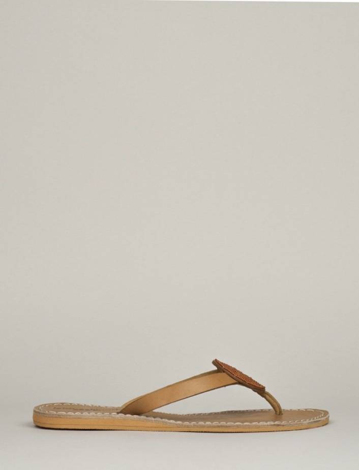 Doli – Flat Leather Sandal Shoes Cassare