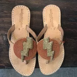 Flash – Flat Leather Sandal Shoes Cassare