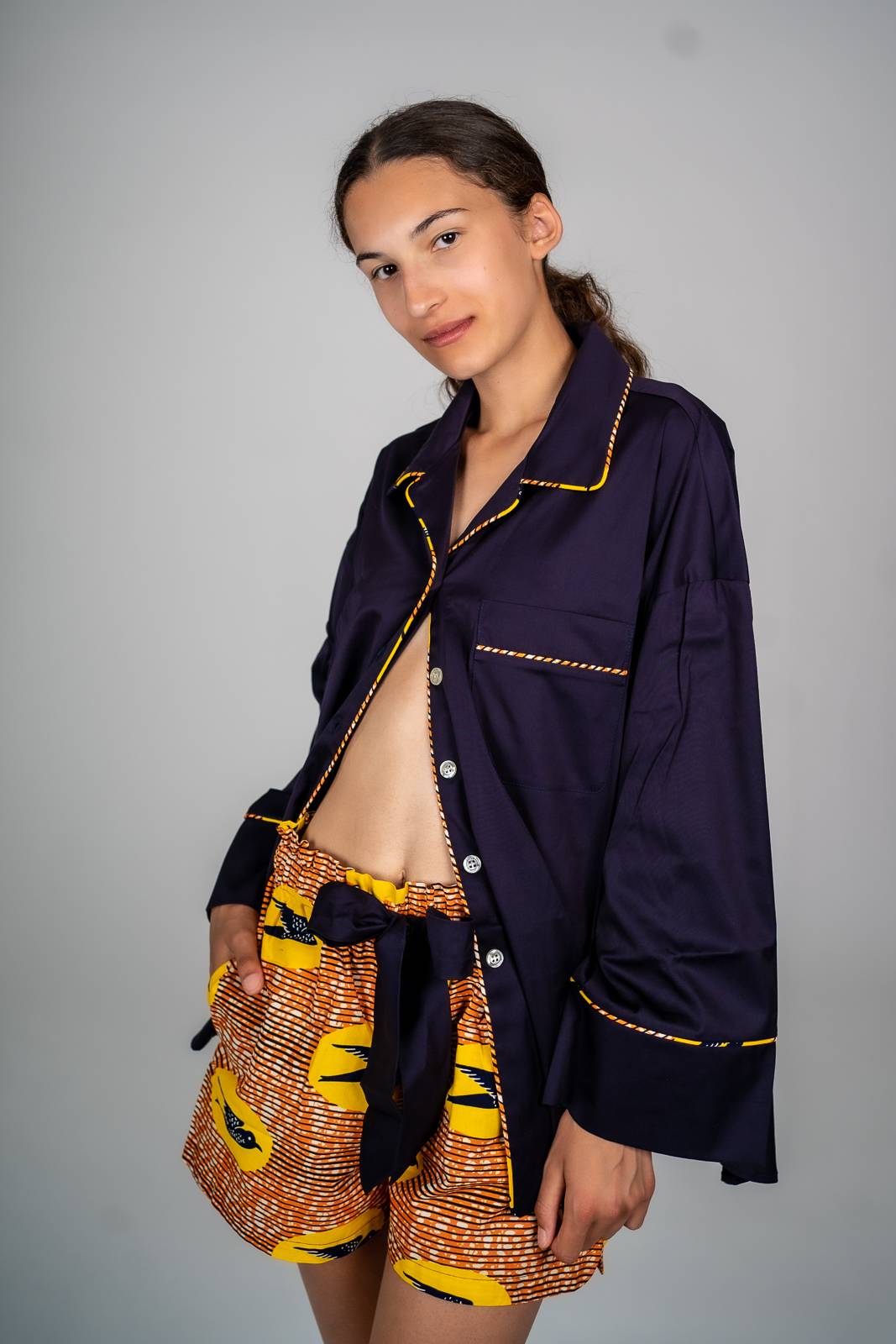 Pyjama – Cotton navy Women's Fashion Cassare