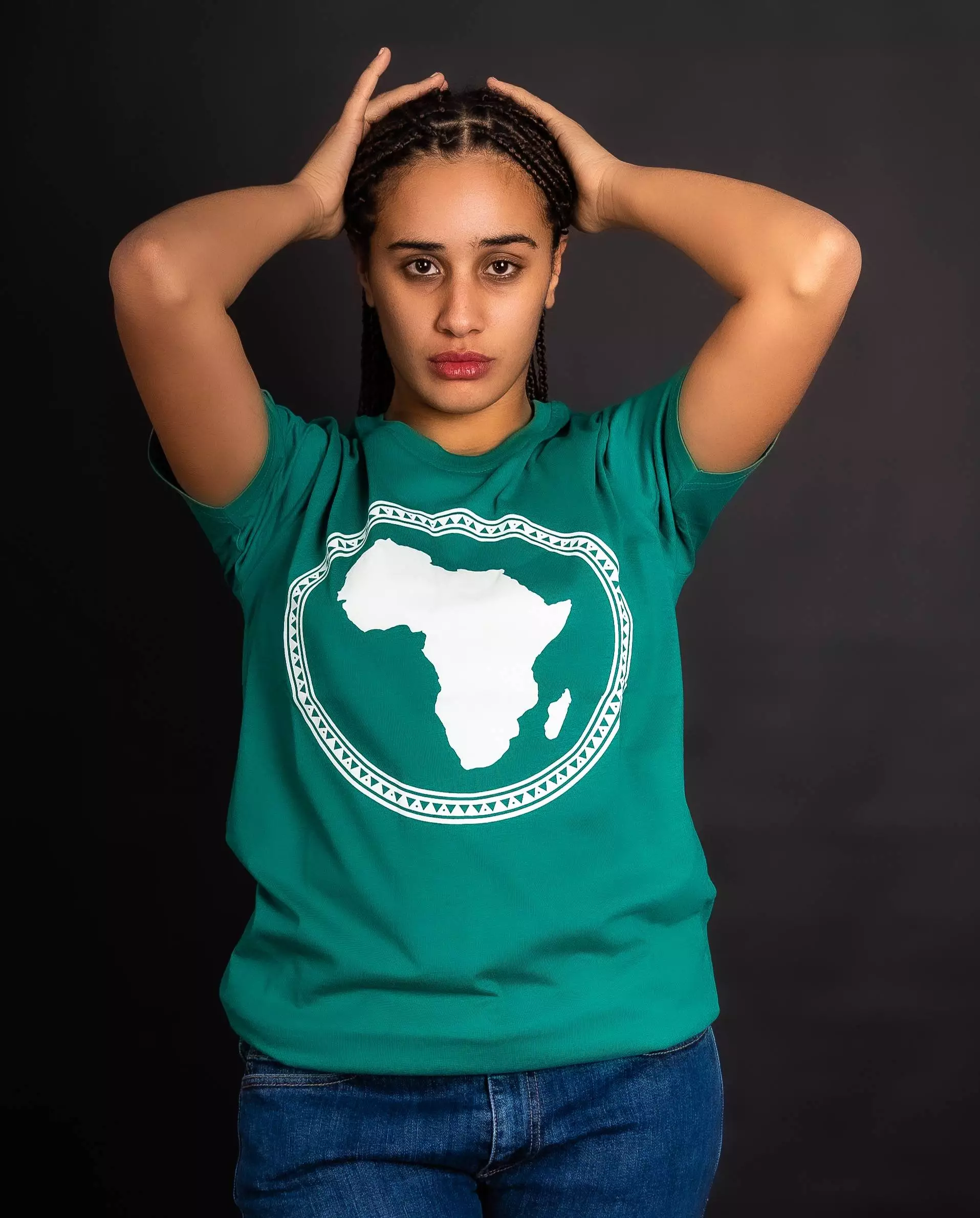 Africa – T shirt green Women's Fashion Cassare
